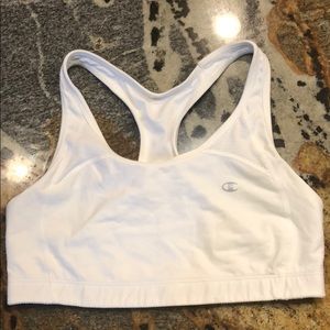 White Champion Sports Bra